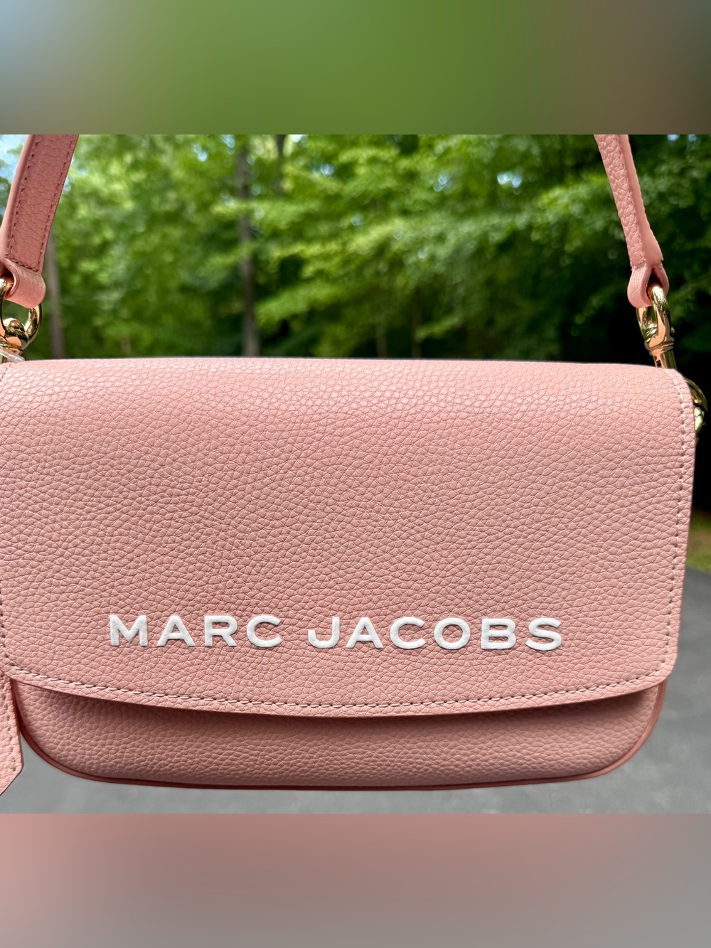 Marc Jacobs Pink “the bold “ Leather Shoulder Bag
